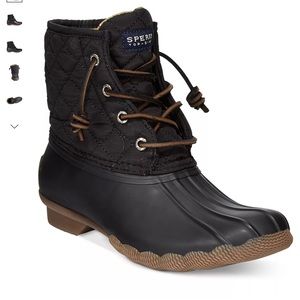 Sperry Saltwater Quilted Duck Booties